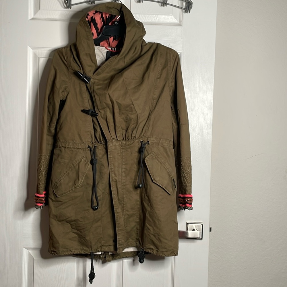 Maison Scotch fringe jacket